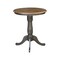 International Concepts Round 30 in Round Top Pedestal Table, 35.1 inH, Hickory/Washed Coal, 30 W, 30 L, 35.1 in H, Wood K45-30RT-6B - alternate 3